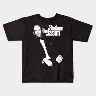 jason statham fan works graphic design and drawing by ironpalette Kids T-Shirt